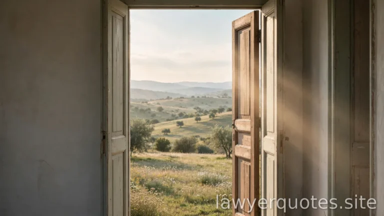 An open door motif in soft daylight suggesting a first visit, calm abstract, no text