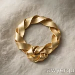 A simple ribbon-seal-like abstract in calm tones (no legible text), soft light, no text