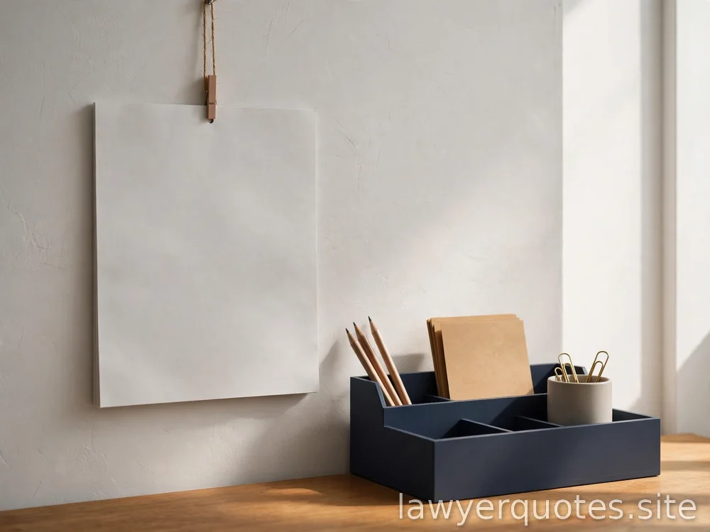 Calendar page motif (no legible dates) beside a simple organizer tray, bright, no text