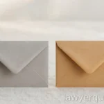 Four neat blank envelopes in a row on a light surface, quarterly motif, no text